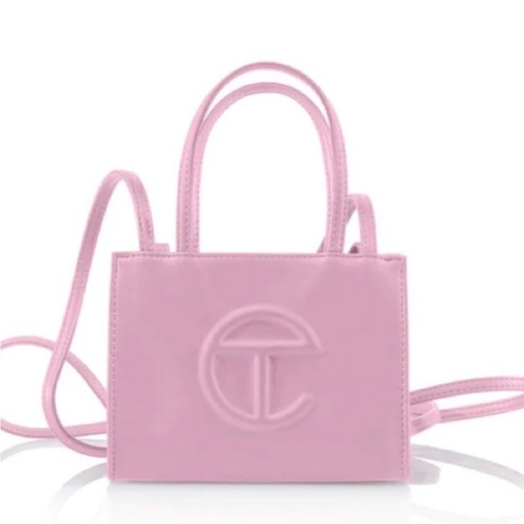 Small Bubblegum Pink Telfar Bag - Picture 3 of 6